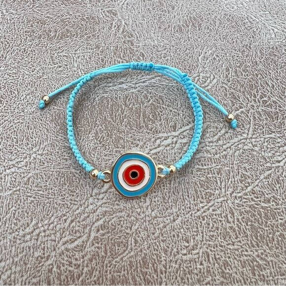 Evil Eye Lucky Macramé Protection Good Luck Bracelet NEW - Picture 3 of 5